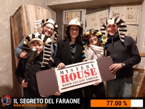 escape room mystery house torino Il segreto del faraone