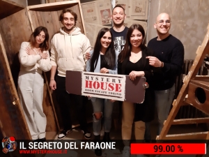 escape room mystery house torino Il segreto del faraone