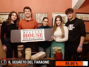 escape room mystery house torino Il segreto del faraone