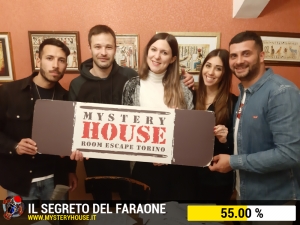 escape room mystery house torino Il segreto del faraone