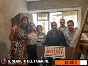 escape room mystery house torino Il segreto del faraone