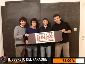 escape room mystery house torino Il segreto del faraone