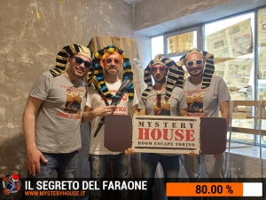 escape room mystery house torino Il segreto del faraone