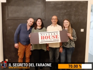 escape room mystery house torino Il segreto del faraone