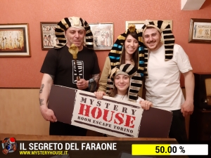 escape room mystery house torino Il segreto del faraone