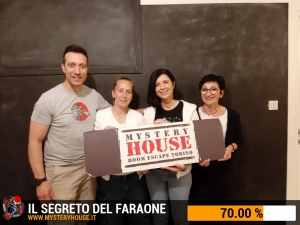 escape room mystery house torino Il segreto del faraone