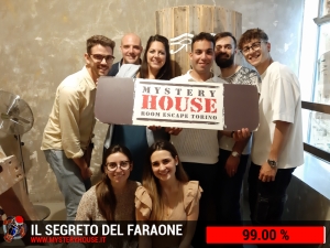 escape room mystery house torino Il segreto del faraone