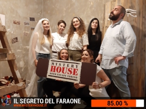 escape room mystery house torino Il segreto del faraone