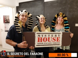 escape room mystery house torino Il segreto del faraone