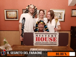 escape room mystery house torino Il segreto del faraone