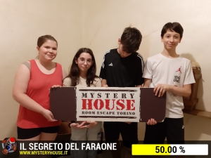 escape room mystery house torino Il segreto del faraone