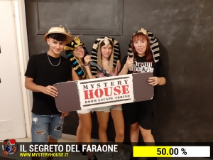 escape room mystery house torino Il segreto del faraone