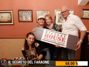 escape room mystery house torino Il segreto del faraone