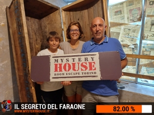 escape room mystery house torino Il segreto del faraone