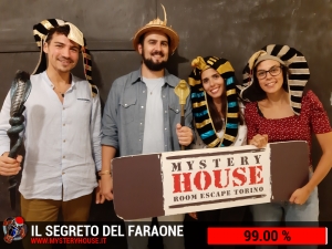 escape room mystery house torino Il segreto del faraone