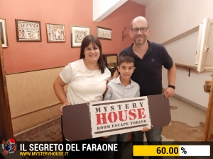 escape room mystery house torino Il segreto del faraone