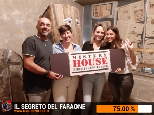 escape room mystery house torino Il segreto del faraone