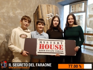 escape room mystery house torino Il segreto del faraone