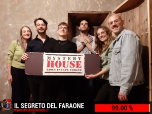 escape room mystery house torino Il segreto del faraone