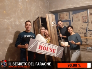 escape room mystery house torino Il segreto del faraone