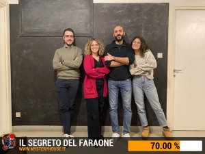 escape room mystery house torino Il segreto del faraone