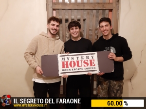 escape room mystery house torino Il segreto del faraone