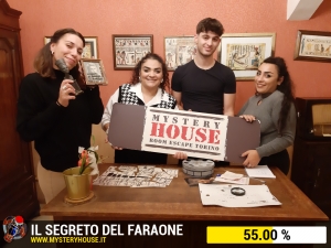 escape room mystery house torino Il segreto del faraone