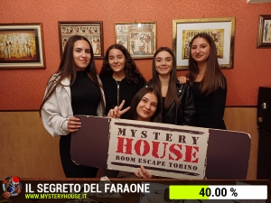 escape room mystery house torino Il segreto del faraone