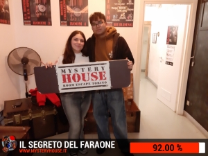 escape room mystery house torino Il segreto del faraone