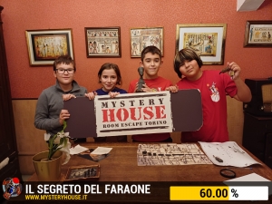 escape room mystery house torino Il segreto del faraone