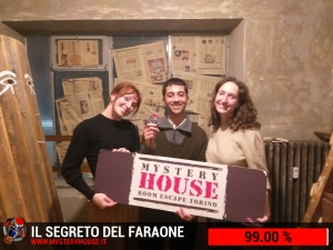 escape room mystery house torino Il segreto del faraone