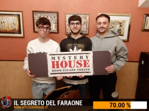 escape room mystery house torino Il segreto del faraone