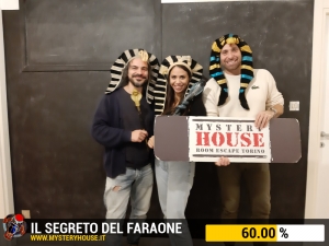 escape room mystery house torino Il segreto del faraone