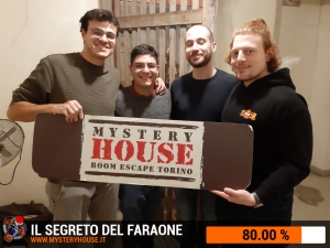 escape room mystery house torino Il segreto del faraone