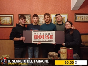 escape room mystery house torino Il segreto del faraone