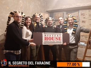 escape room mystery house torino Il segreto del faraone