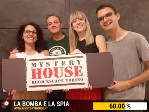 escape room mystery house torino La Bomba e la Spia