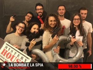 escape room mystery house torino La Bomba e la Spia