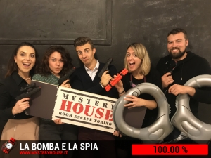 escape room mystery house torino La Bomba e la Spia