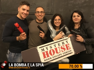 escape room mystery house torino La Bomba e la Spia