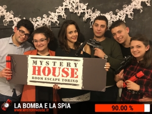 escape room mystery house torino La Bomba e la Spia