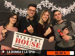 escape room mystery house torino La Bomba e la Spia