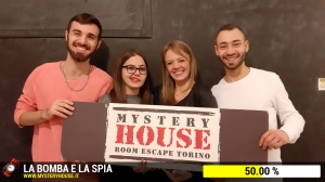 escape room mystery house torino La Bomba e la Spia