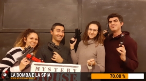 escape room mystery house torino La Bomba e la Spia