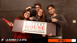 escape room mystery house torino La Bomba e la Spia