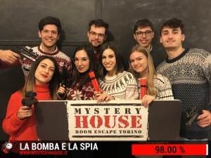 escape room mystery house torino La Bomba e la Spia