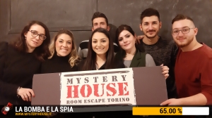 escape room mystery house torino La Bomba e la Spia