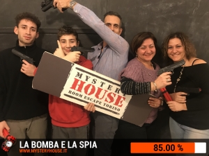 escape room mystery house torino La Bomba e la Spia