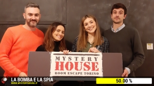 escape room mystery house torino La Bomba e la Spia