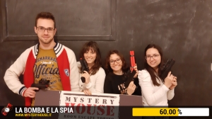 escape room mystery house torino La Bomba e la Spia